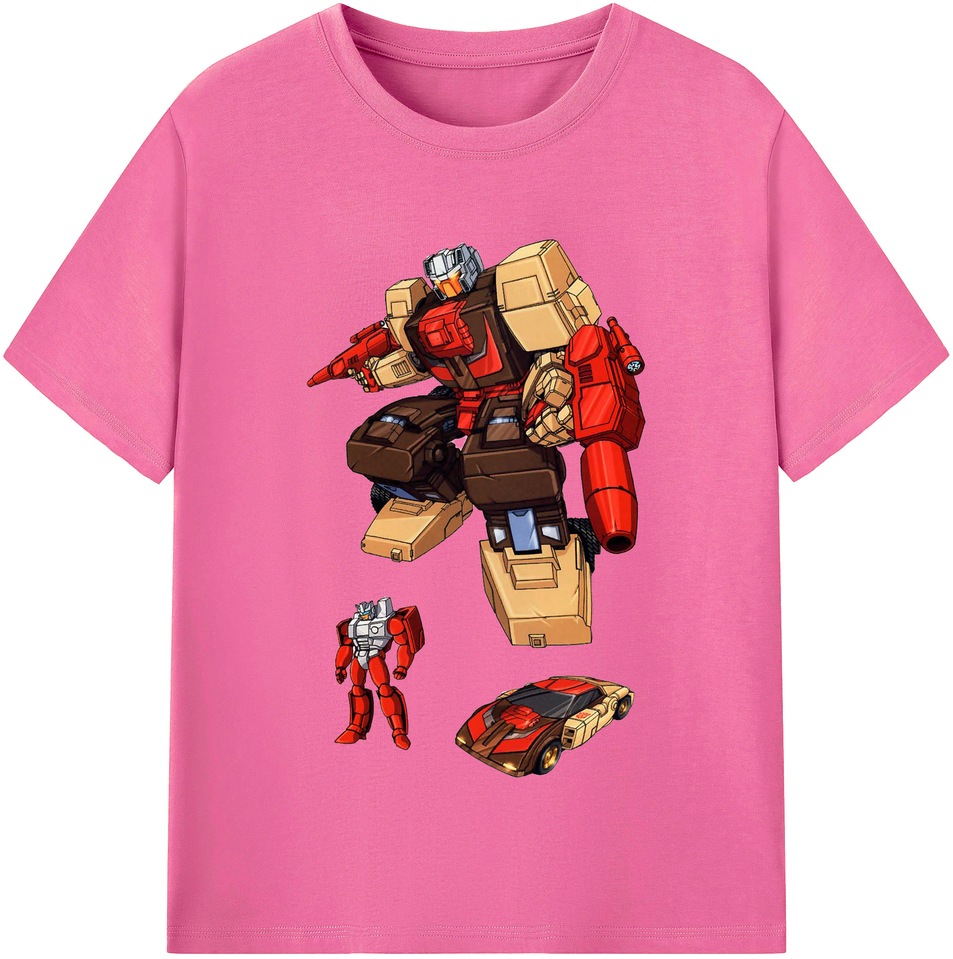 （画像用）  レディースカジュアルプリントTシャツ（綿100％）